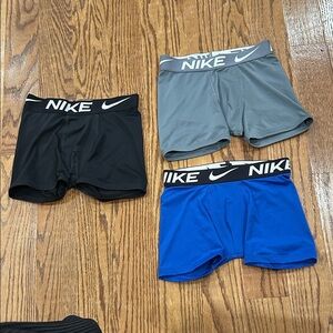 Nike Boxer Briefs Trio - Black, Gray, Blue like new
